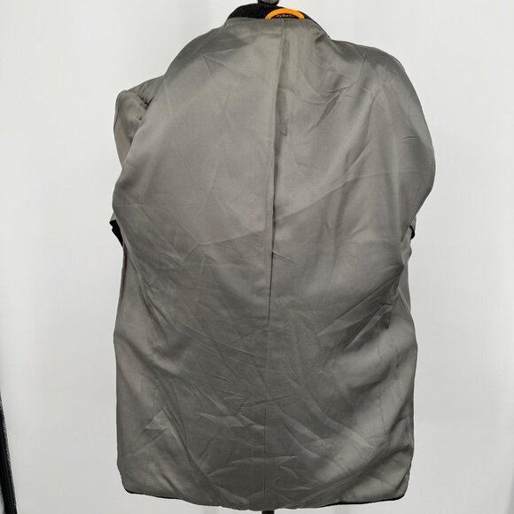 Bill Blass 100% Cashmere Single Breasted Unvented Blazer Jacket Size 41 Regular - Picture 3 of 7